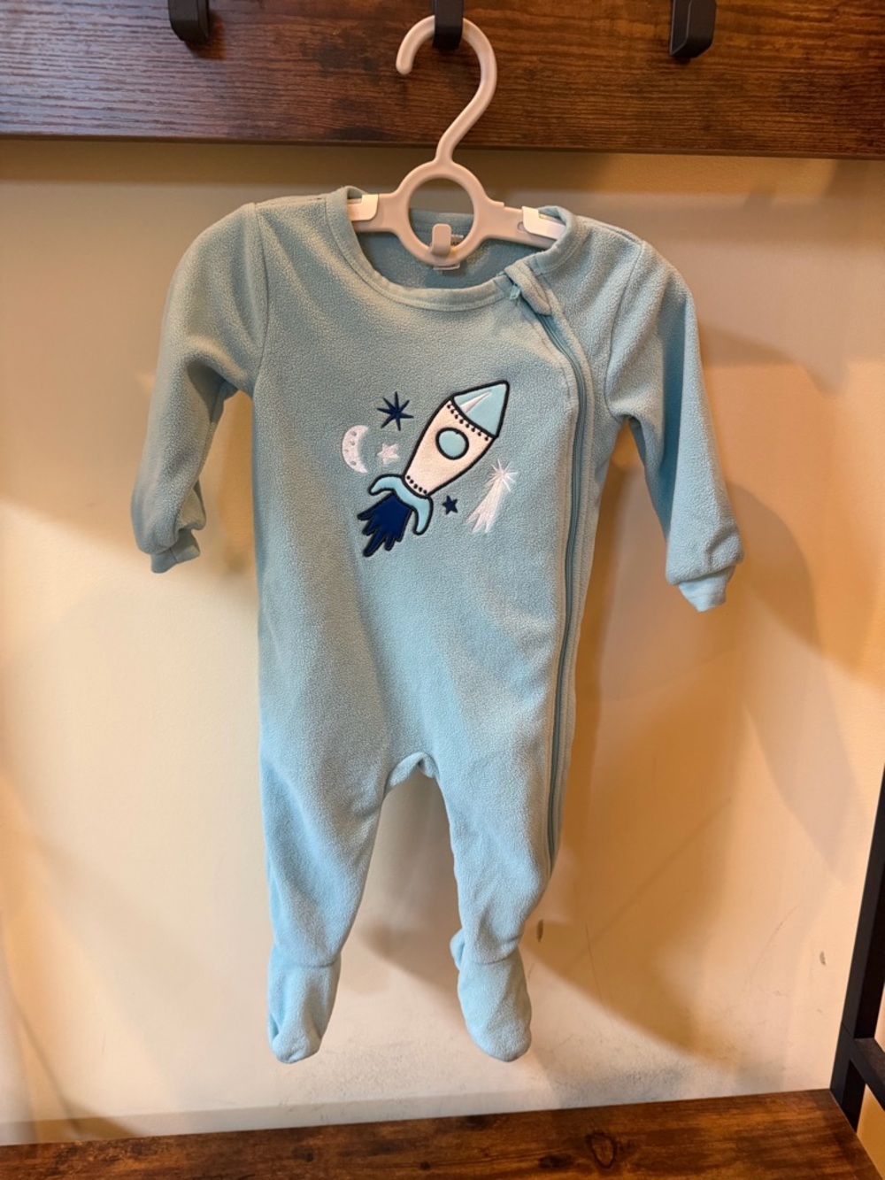 PL Baby Boys Fleece Footie Pajamas Size 6 Months